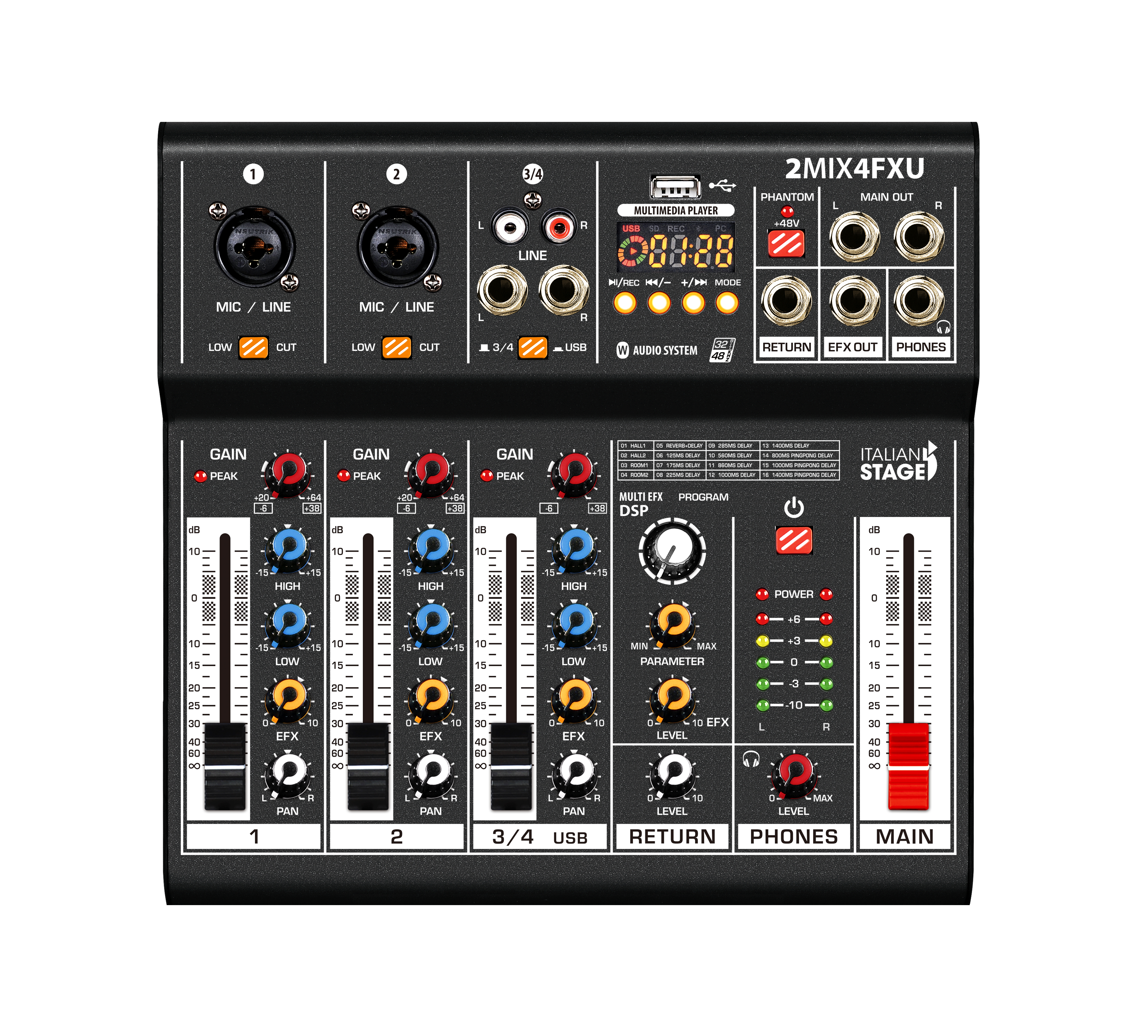 ITALIAN STAGE IS 2MIX4FXU